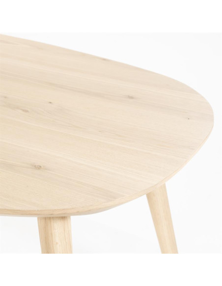 Grande table de salle à manger en chêne Elijah