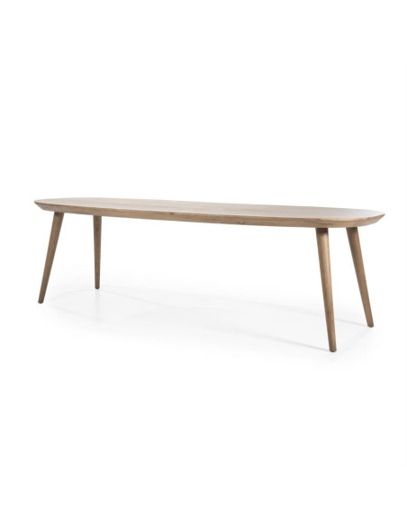 Grande table de salle à manger en chêne Elijah