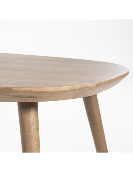 Grande table de salle à manger en chêne Elijah
