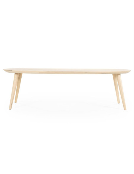 Grande table de salle à manger en chêne Elijah