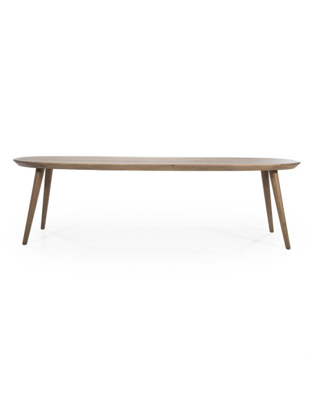 Grande table de salle à manger en chêne Elijah