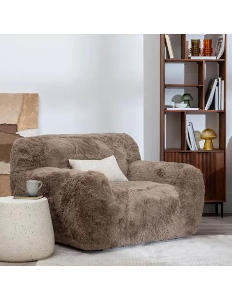 Fauteuil fourrure cosy et design