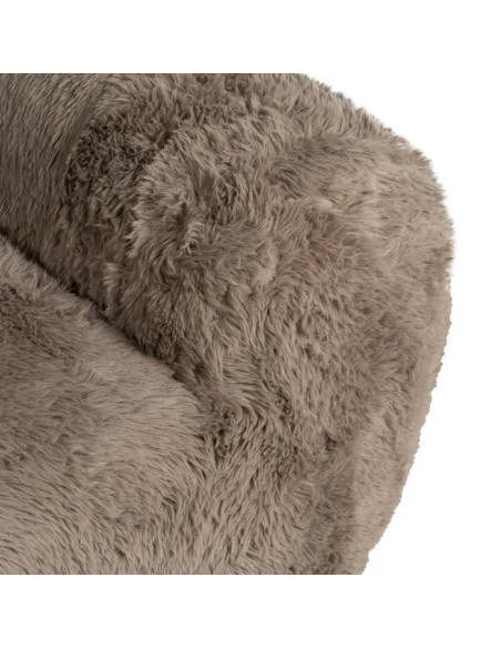 Fauteuil fourrure cosy et design