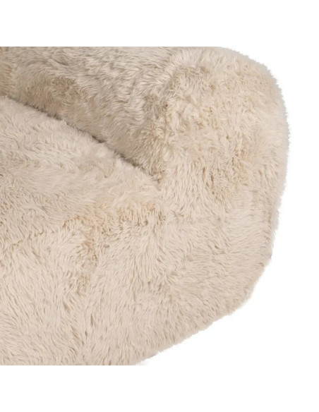 Canapé confortable 2 places en fourrure