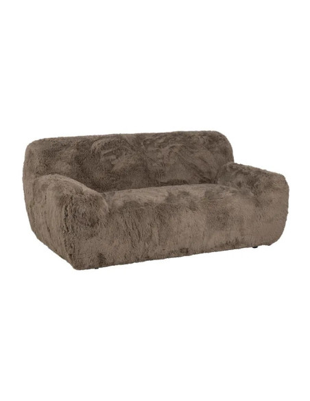 Canapé confortable 2 places en fourrure