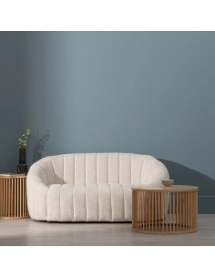 Canapé 2 places tissu...