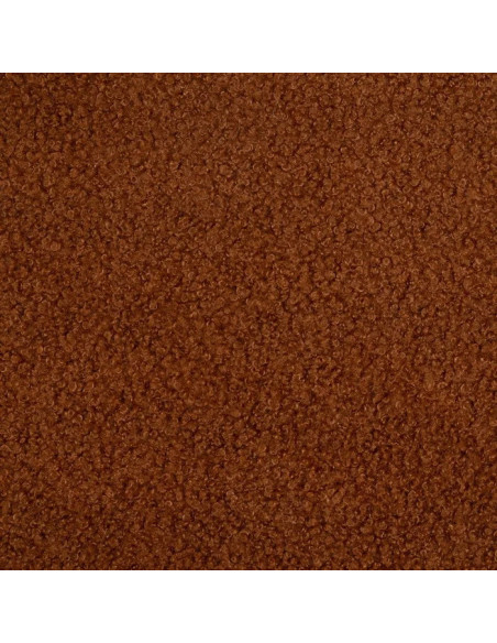 Fauteuil à bascule en tissu bouclette