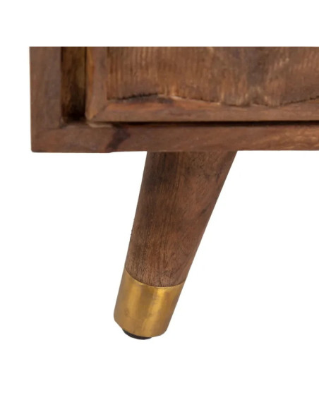 Armoire en manguier deux portes et deux tiroirs