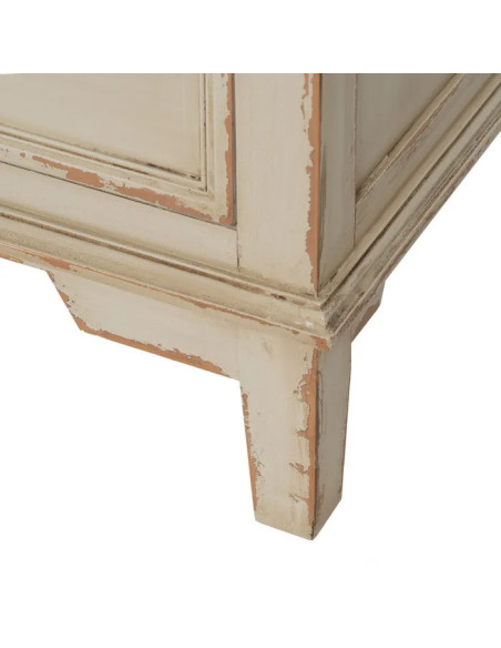 Commode 3 tiroirs couleur crème