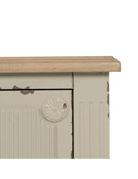 Commode 3 tiroirs rainurés style classique