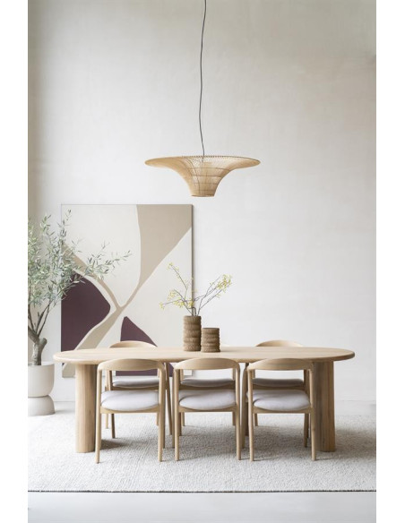 Table de repas Josh forme haricot 250 cm