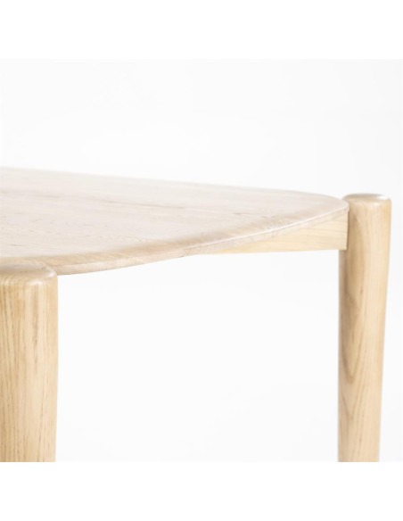 Grande table en chêne clair Selbu 240 cm