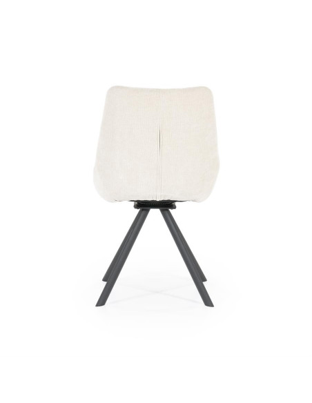 Chaise de repas rembourrée en tissu Bliss