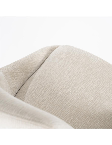 Chaise de repas rembourrée en tissu Bliss