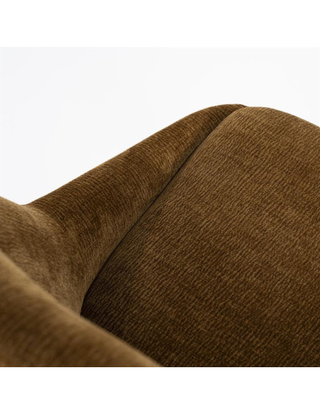 Chaise de repas rembourrée en tissu Bliss