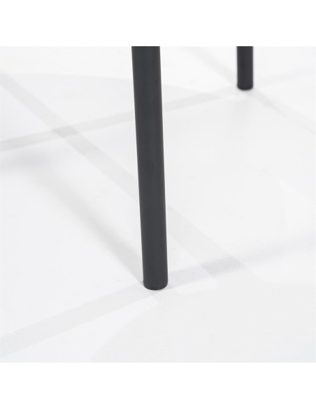 Chaise Design en tissu et métal Jari