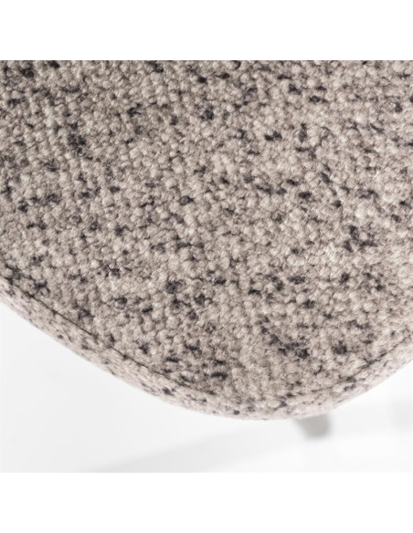 Chaise Design en tissu et métal Jari