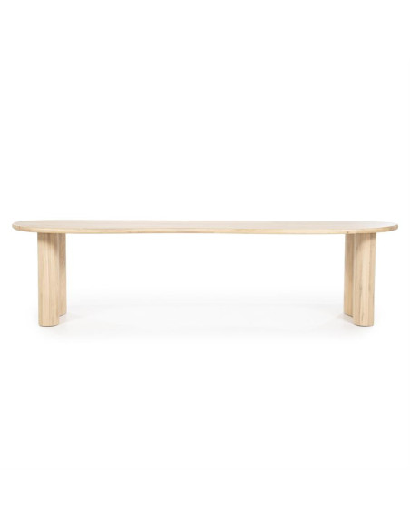 Grande table Josh forme haricot 3 m