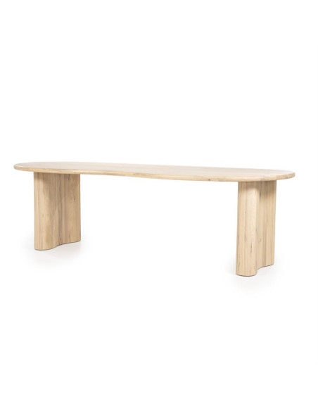 Grande table Josh forme haricot 3 m