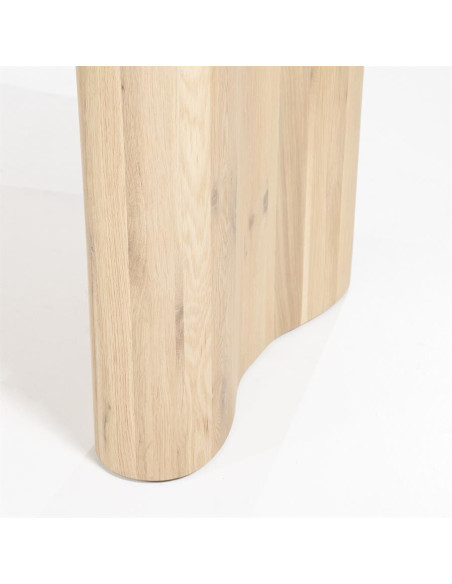 Grande table Josh forme haricot 3 m