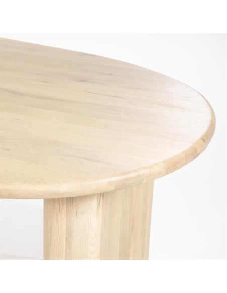 Grande table Josh forme haricot 3 m