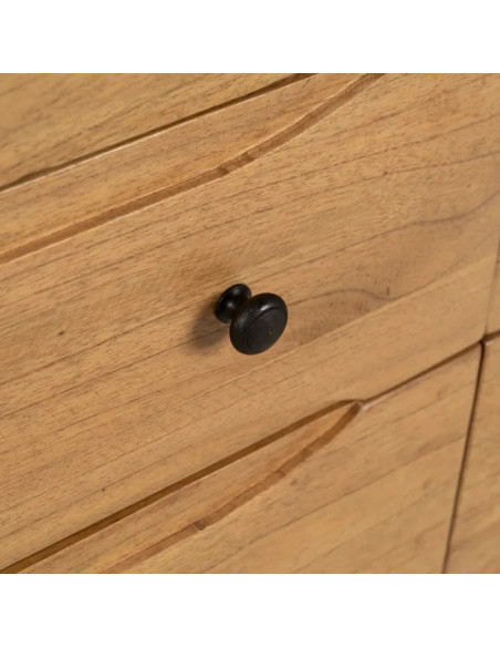 Commode 8 tiroirs en bois de mindi