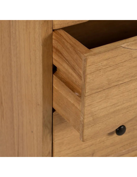 Commode 8 tiroirs en bois de mindi