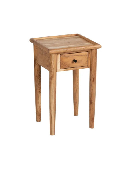 Chevet en manguier avec tiroir