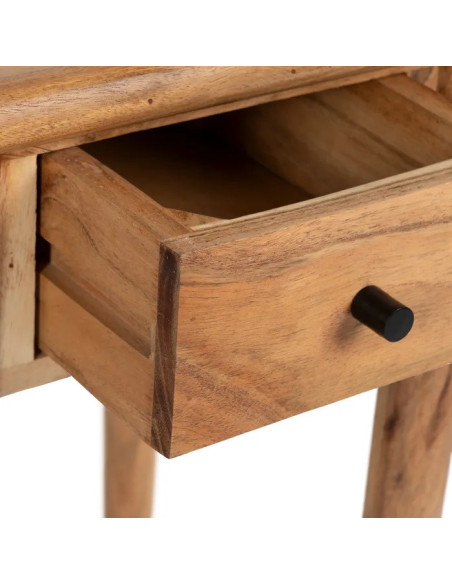 Chevet en manguier avec tiroir