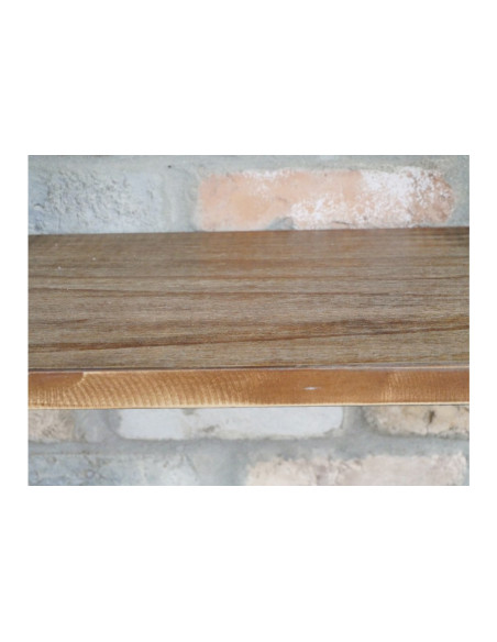 Etagère murale style indus en bois et métal