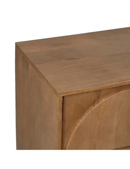 Buffet moderne en bois de manguier 4 portes