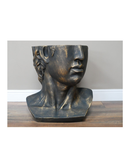 Table basse originale motif tête