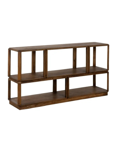 Grande console en bois multi compartiments