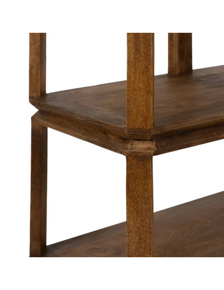 Grande console en bois multi compartiments