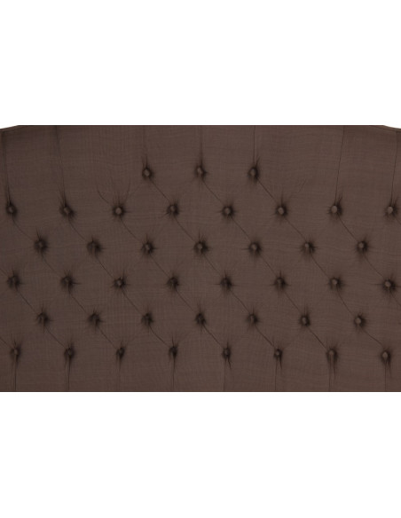 Lit en acajou canné ou en tissu