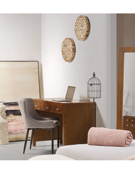 Bureau en bois massif 3 tiroirs Flash