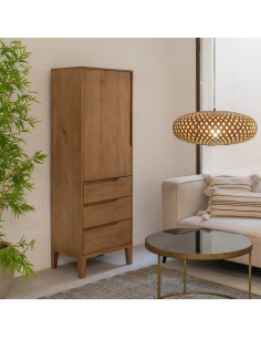 Armoire haute une porte 3...