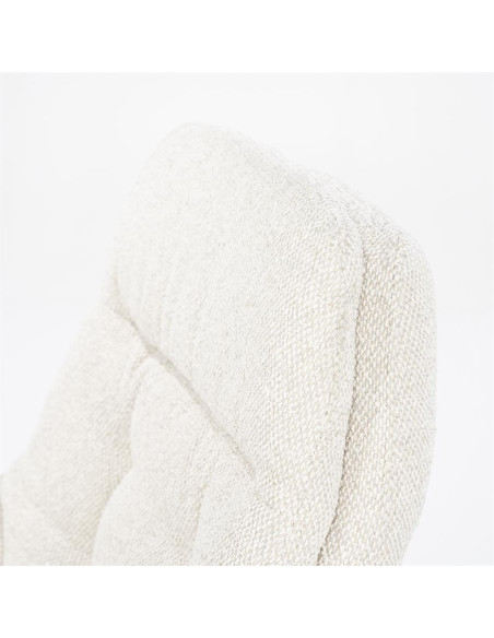 Fauteuil relax inclinable en tissu avec repose pied Salerno