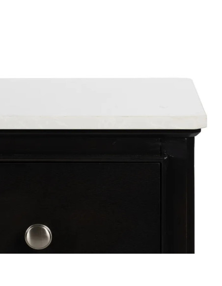 Commode en bois et plateau en marbre véritable