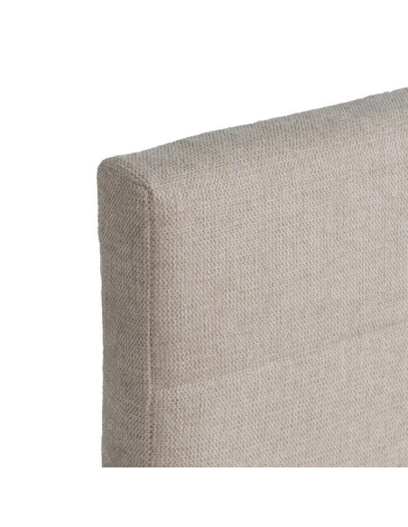 Tête de lit en tissu motifs rectangulaires