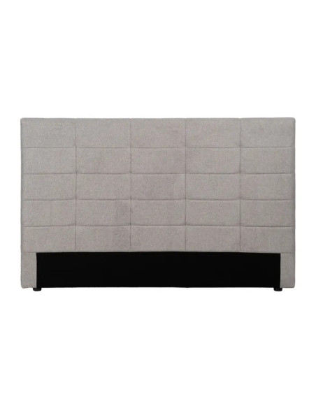 Tête de lit en tissu motifs rectangulaires