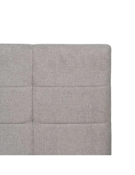 Tête de lit en tissu motifs rectangulaires