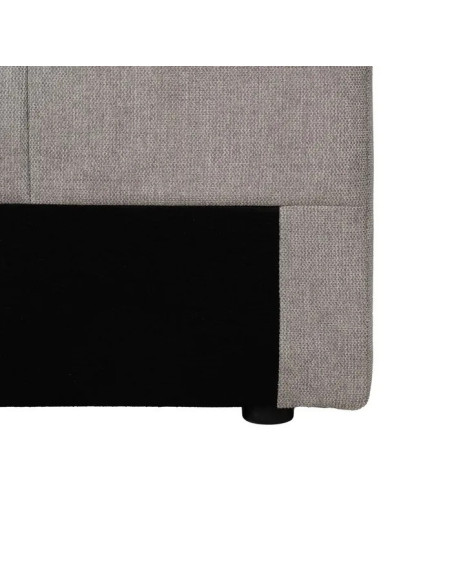 Tête de lit en tissu motifs rectangulaires