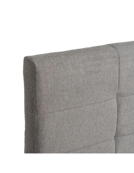 Tête de lit en tissu motifs rectangulaires