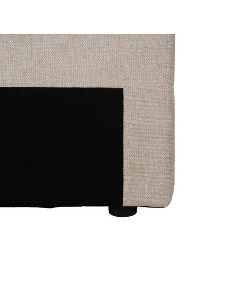 Tête de lit rectangulaire en tissu