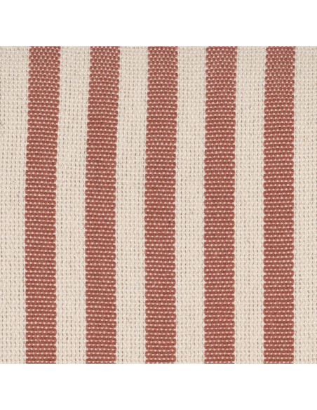 Fauteuil rétro en tissu rayé