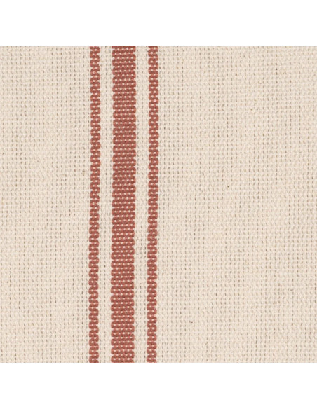 Fauteuil rétro en tissu rayé