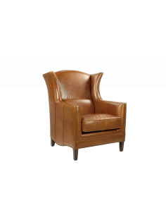 Fauteuil élégant en cuir...