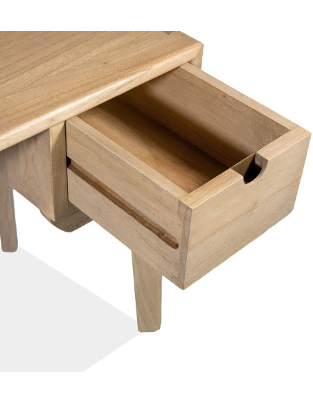 Bureau deux tiroirs et un rangement Artic