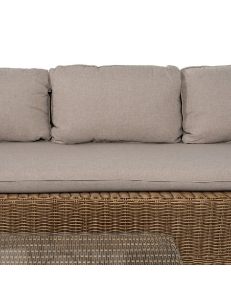 Ensemble de jardin 4 pièces structure en aluminium